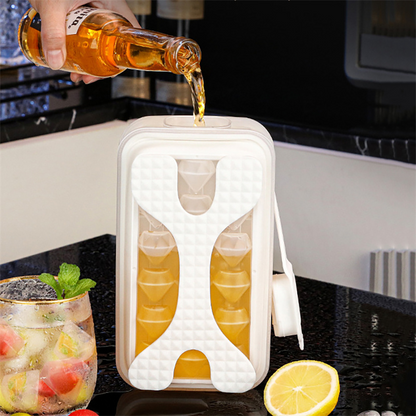 2-in-1 Ice Cube Tray Bottle – Portable Ice Maker & Cold Drink Container