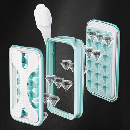 2-in-1 Ice Cube Tray Bottle – Portable Ice Maker & Cold Drink Container