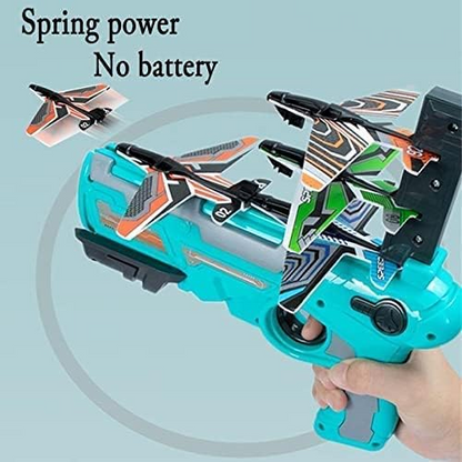 Air Blaster Cool Airplane Gun – Foam Plane Launcher Toy for Kids