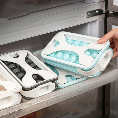 2-in-1 Ice Cube Tray Bottle – Portable Ice Maker & Cold Drink Container
