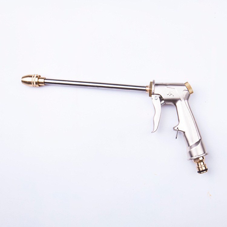 High Pressure Water Spray Gun – Adjustable Metal Car Wash & Garden Hose Nozzle