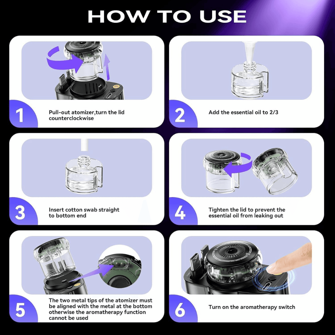 5-in-1 Starlight Car Charger