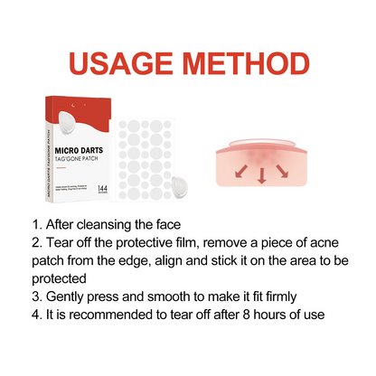 Tea Tree Acne Patch – Invisible Hydrocolloid Spot Patches (144 PCS)