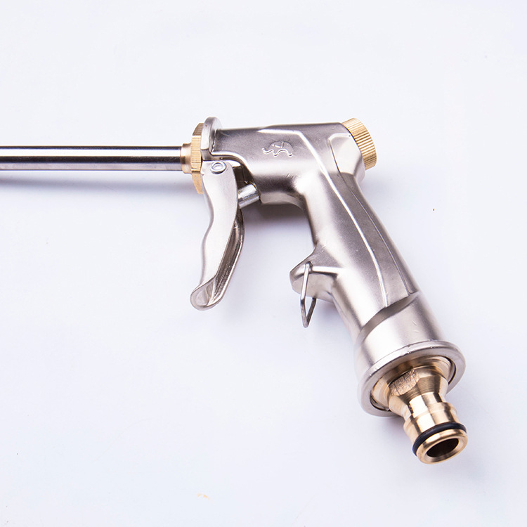 High Pressure Water Spray Gun – Adjustable Metal Car Wash & Garden Hose Nozzle