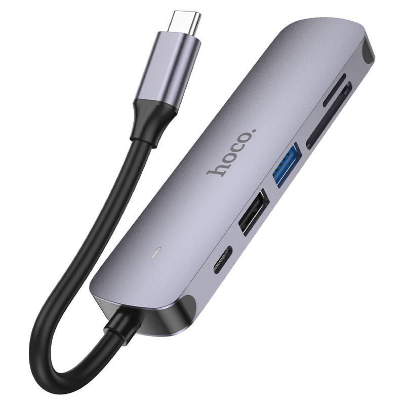 Hoco Multifunctional Universal Adapter – USB-C Hub & Connectivity Solution