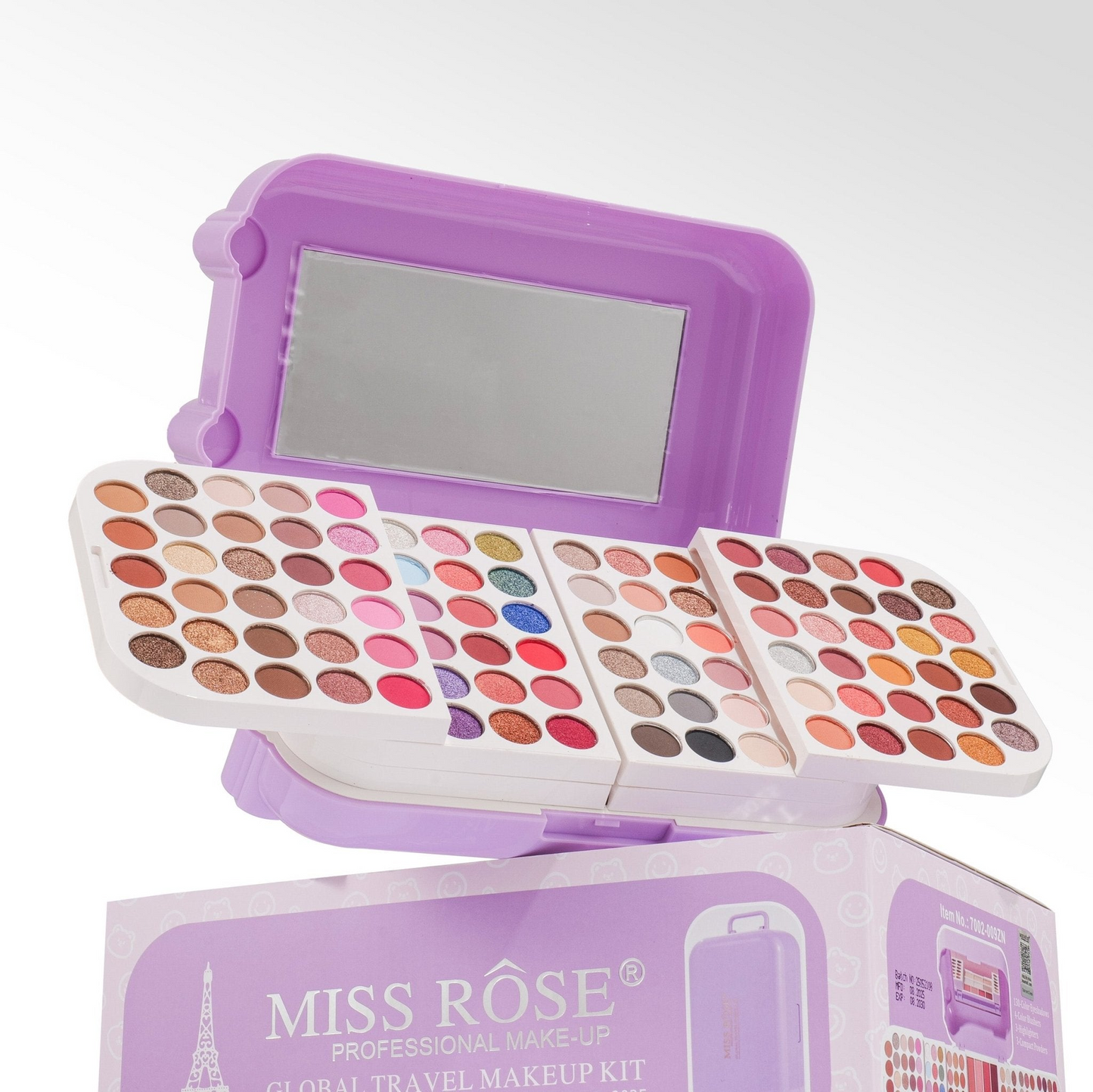 Miss Rose Travel Time – Global Travel Makeup Kit with Mirror