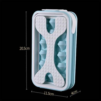 2-in-1 Ice Cube Tray Bottle – Portable Ice Maker & Cold Drink Container