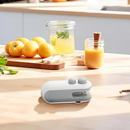 Portable Sealing Machine – USB Rechargeable Mini Heat Sealer for Food Storage Bags