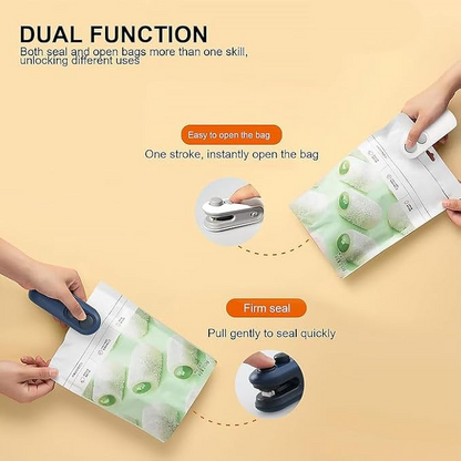 Portable Sealing Machine – USB Rechargeable Mini Heat Sealer for Food Storage Bags