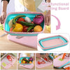 Vegetable Slicer & Cutter Kit – Multifunction Chopper, Grater & Colander Kitchen Tool