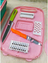 Vegetable Slicer & Cutter Kit – Multifunction Chopper, Grater & Colander Kitchen Tool