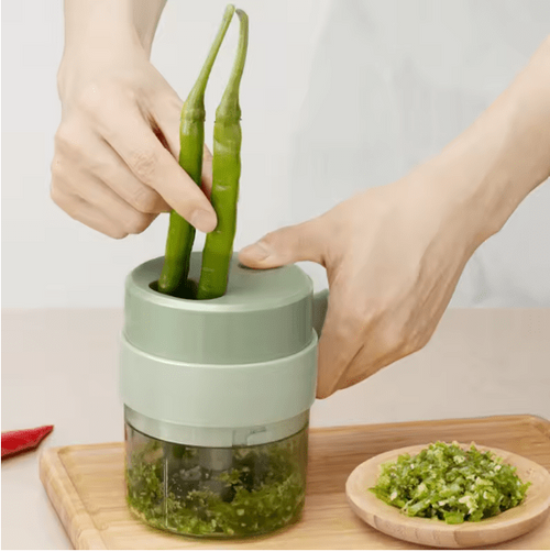 Wireless Chopper – Portable USB Rechargeable Mini Food Processor & Vegetable Cutter