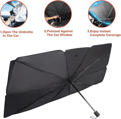 Car Windshield Sun Umbrella – Foldable UV Protection Sunshade for Cars