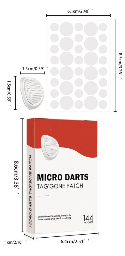 Tea Tree Acne Patch – Invisible Hydrocolloid Spot Patches (144 PCS)