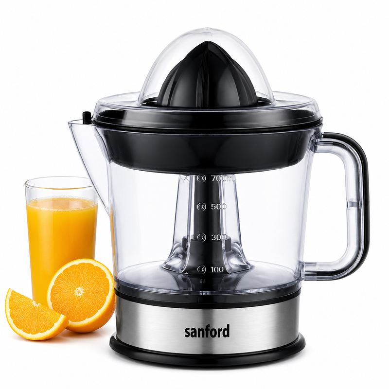 Sanford SF5559CJ Citrus Juicer – 700ml Fresh Juice Maker with Adjustable Pulp Filter